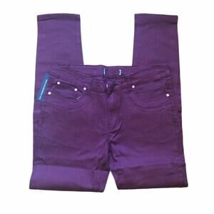 NEW Chuns women's Size 27 maroon dress pants work business casual